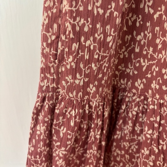 Ulla Johnson Clay Doris Dress Tiered Ruffle Vine Floral Print Size 2 - Picture 14 of 16